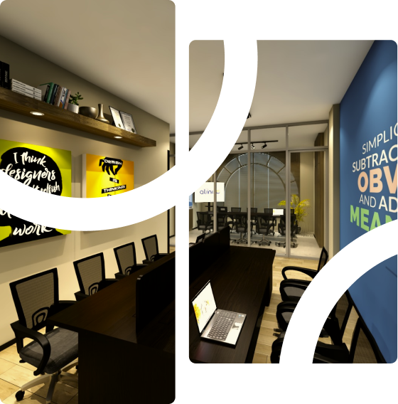 Alindo office workspace showcasing our professional environment