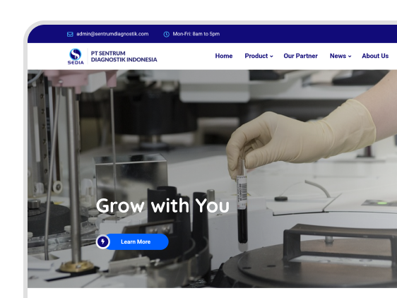 Sentrum Diagnostic Company Profile Website