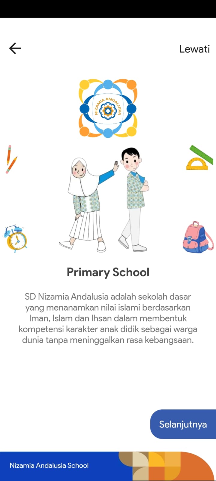 Onboarding — Primary School: character building for global citizens